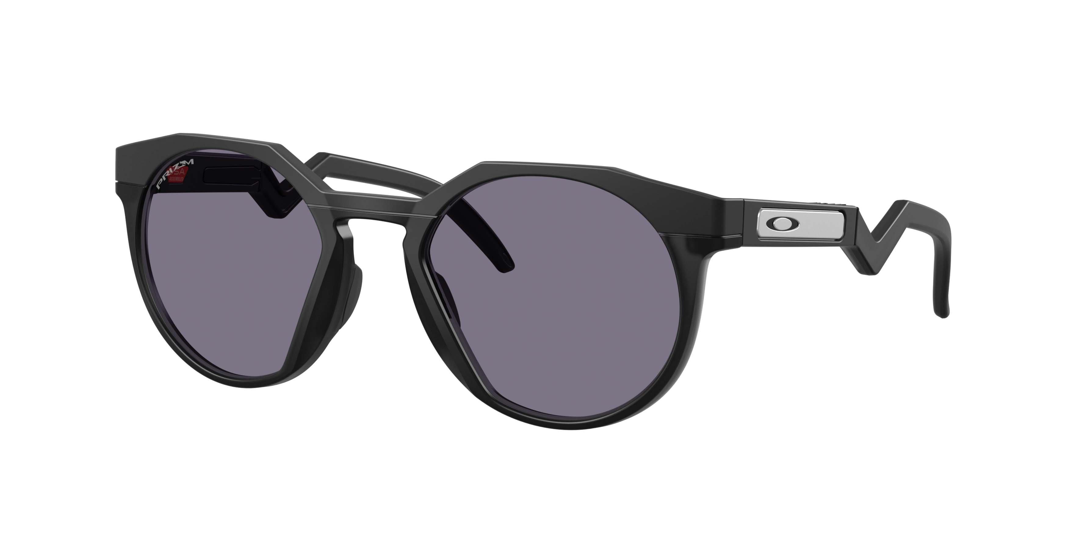 Oakley HSTN Prizm Grey Sunglasses - Matte Black - BLACK/GREY